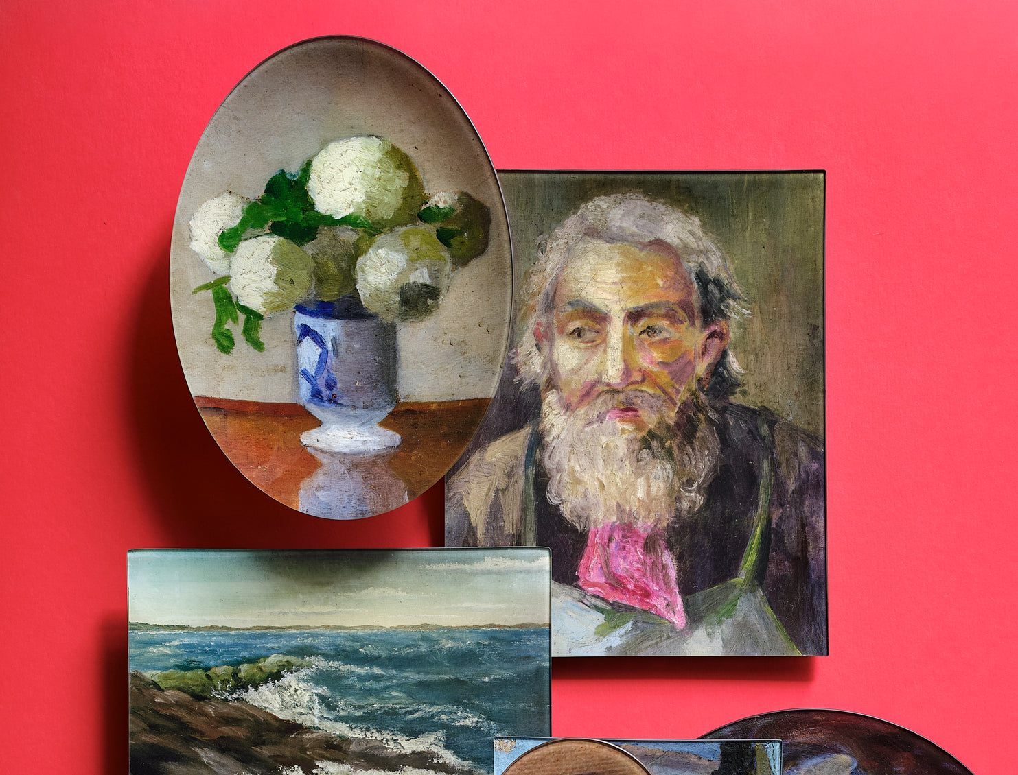 Hydrangea Still Life Tray