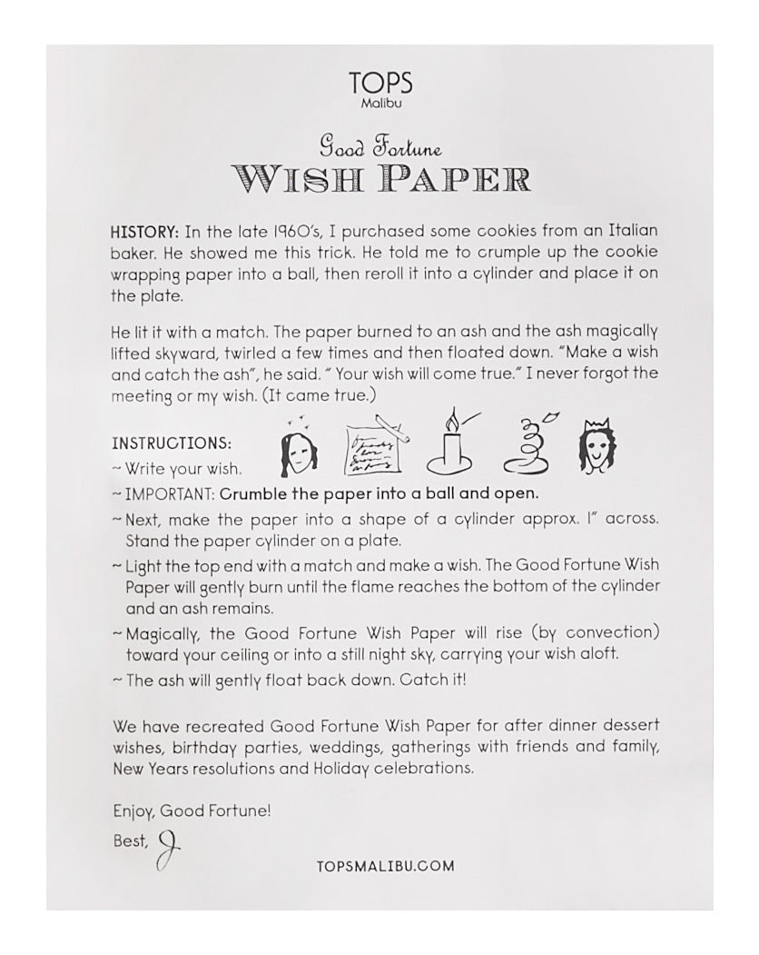 Wish Paper