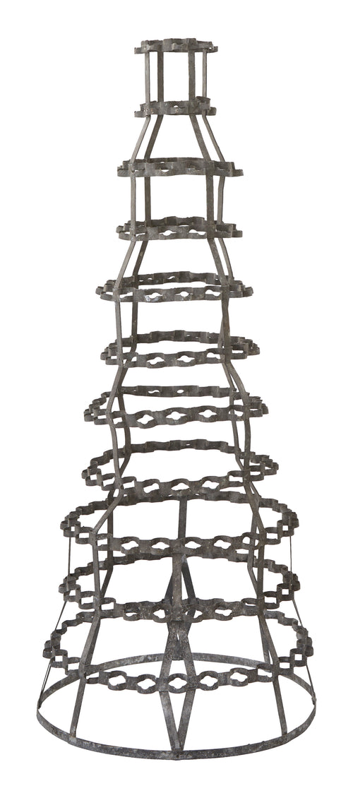 Vintage Metal Bottle Rack
