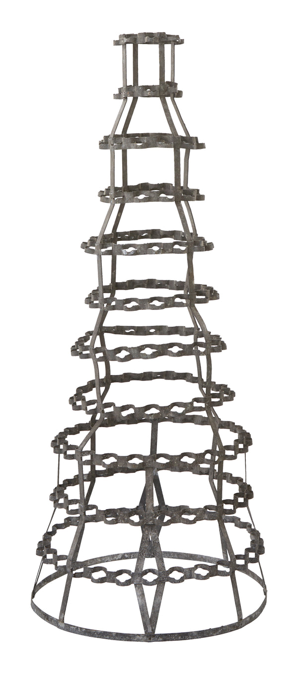 Vintage Metal Bottle Rack