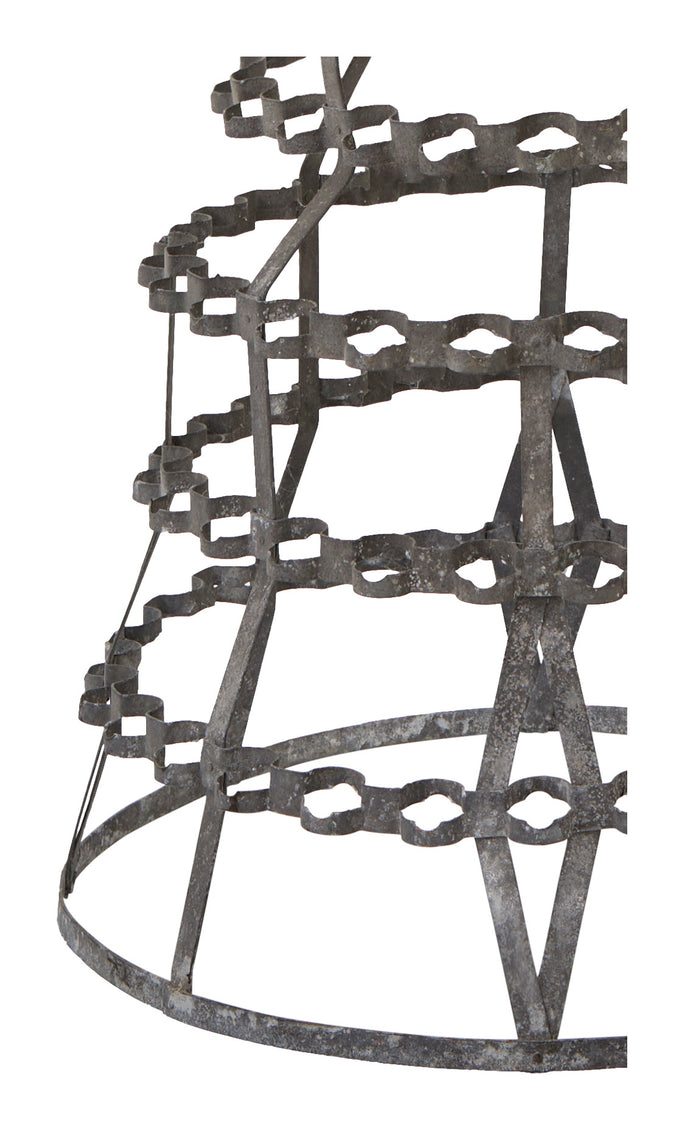 Vintage Metal Bottle Rack