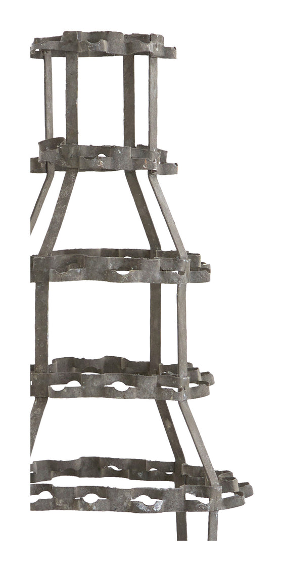 Vintage Metal Bottle Rack