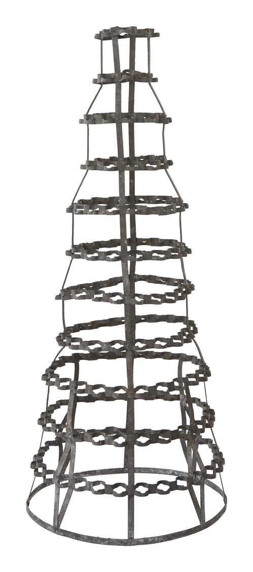 Vintage Metal Bottle Rack