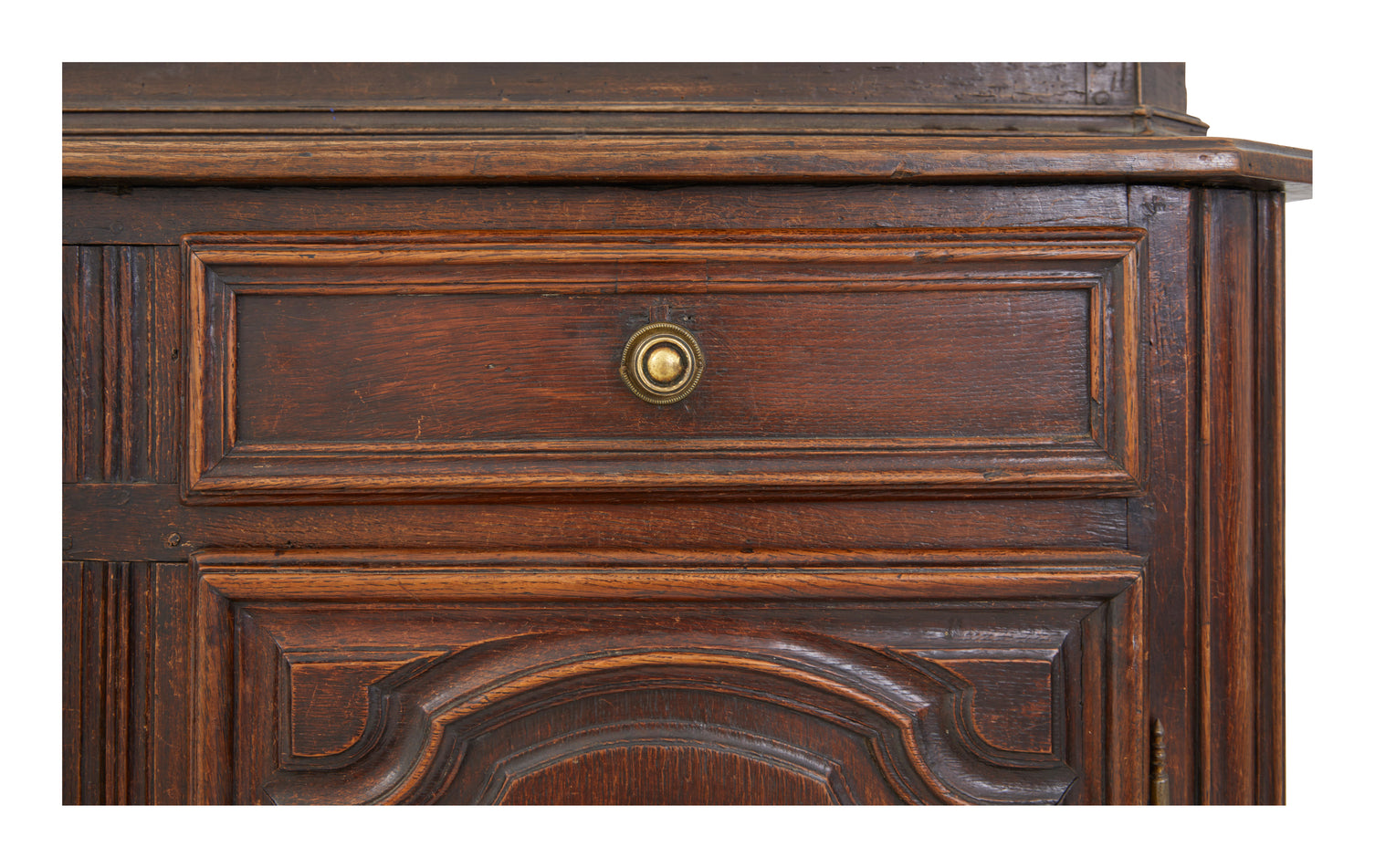Antique Wood Breakfront