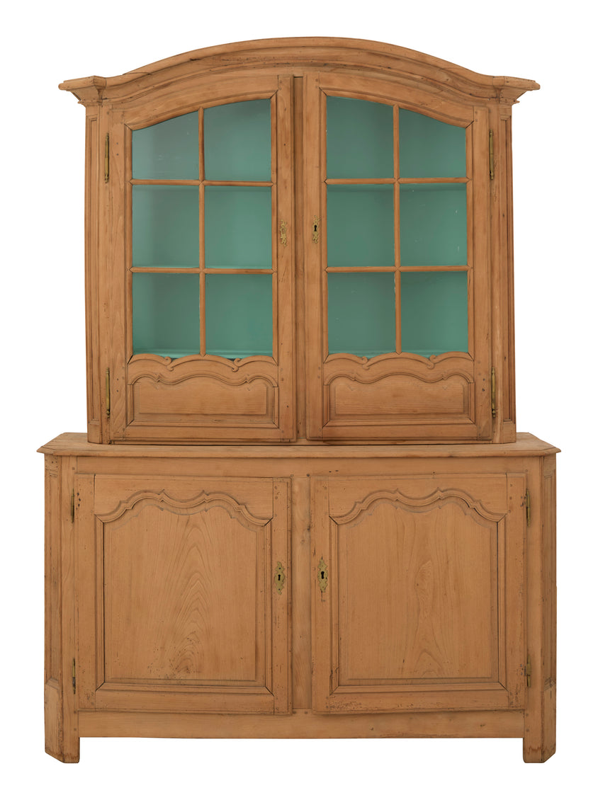 Antique Wood Breakfront