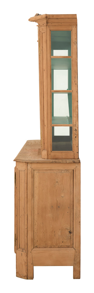 Antique Wood Breakfront