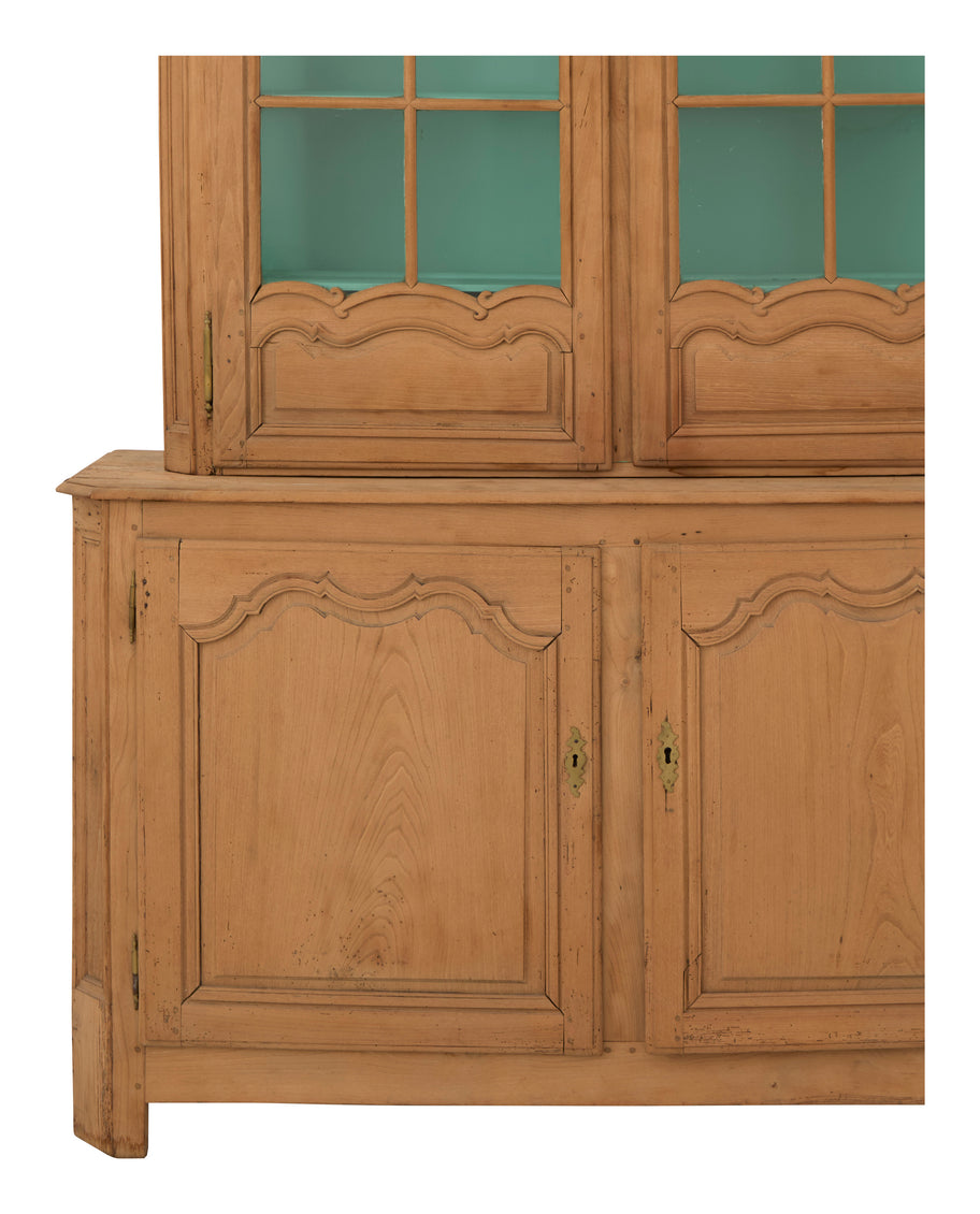 Antique Wood Breakfront