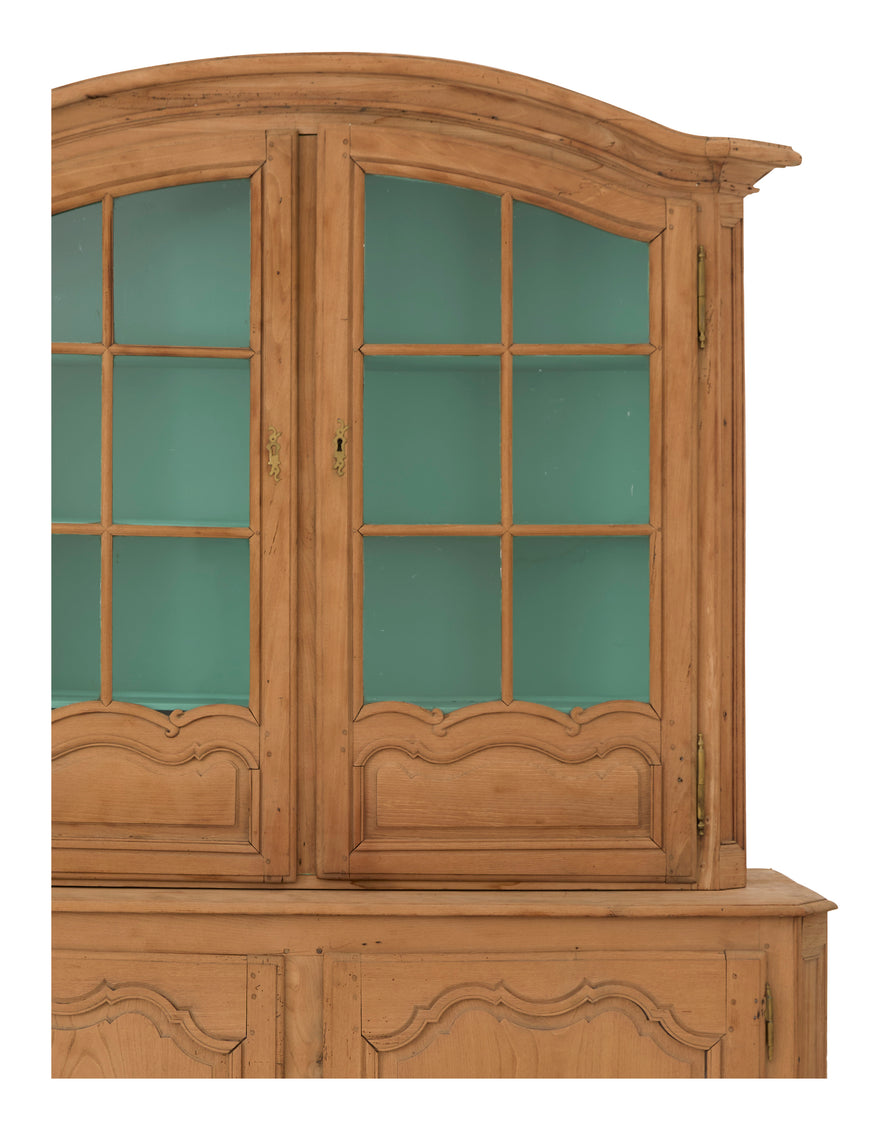 Antique Wood Breakfront