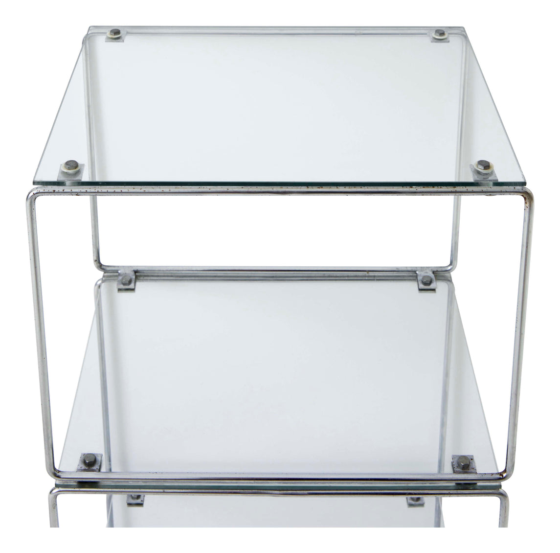 Vintage Glass Etagere