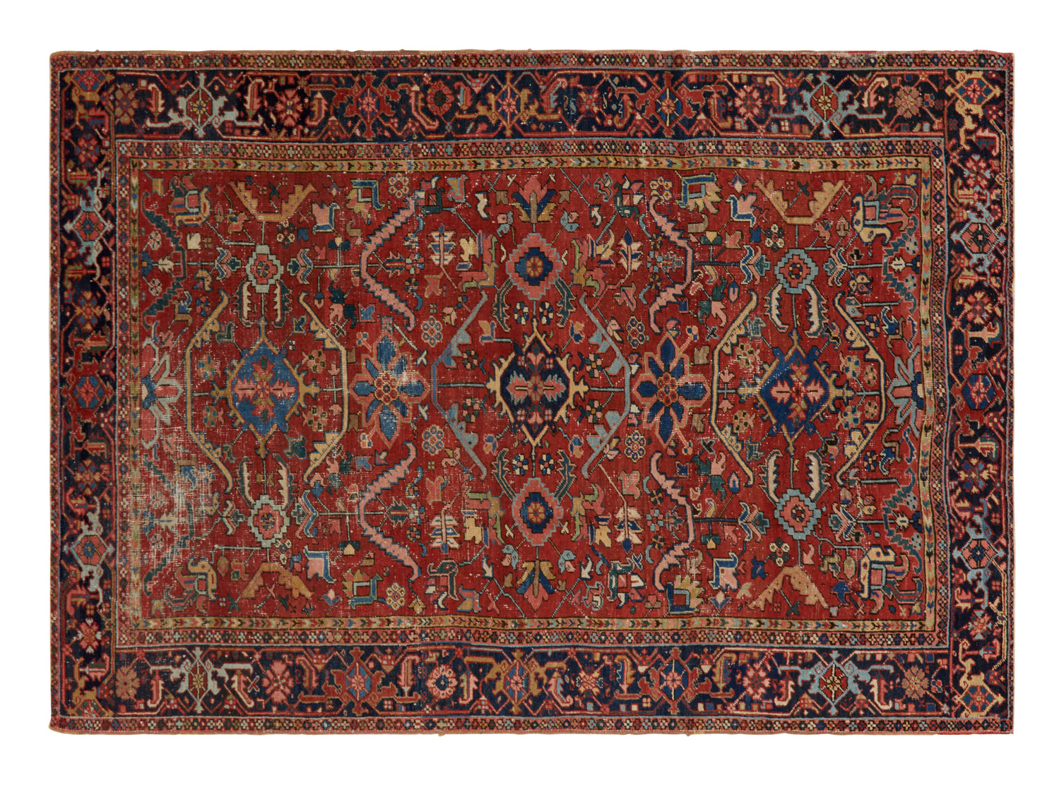 Vintage Heriz Rug - 9'4" x 6'7"