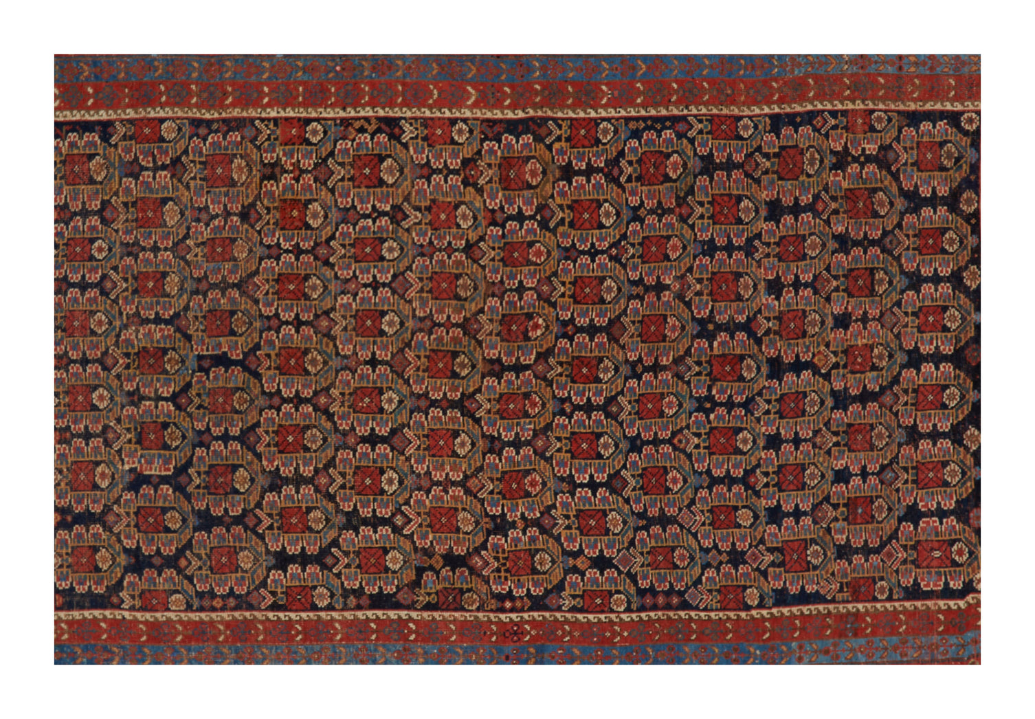 Vintage Afshar Rug - 7'3" x 4'10"