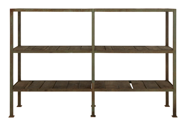 Vintage Metal Industrial Shelf