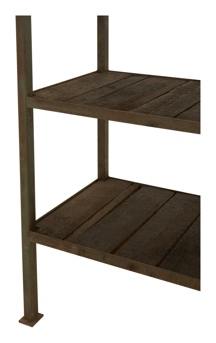 Vintage Metal Industrial Shelf