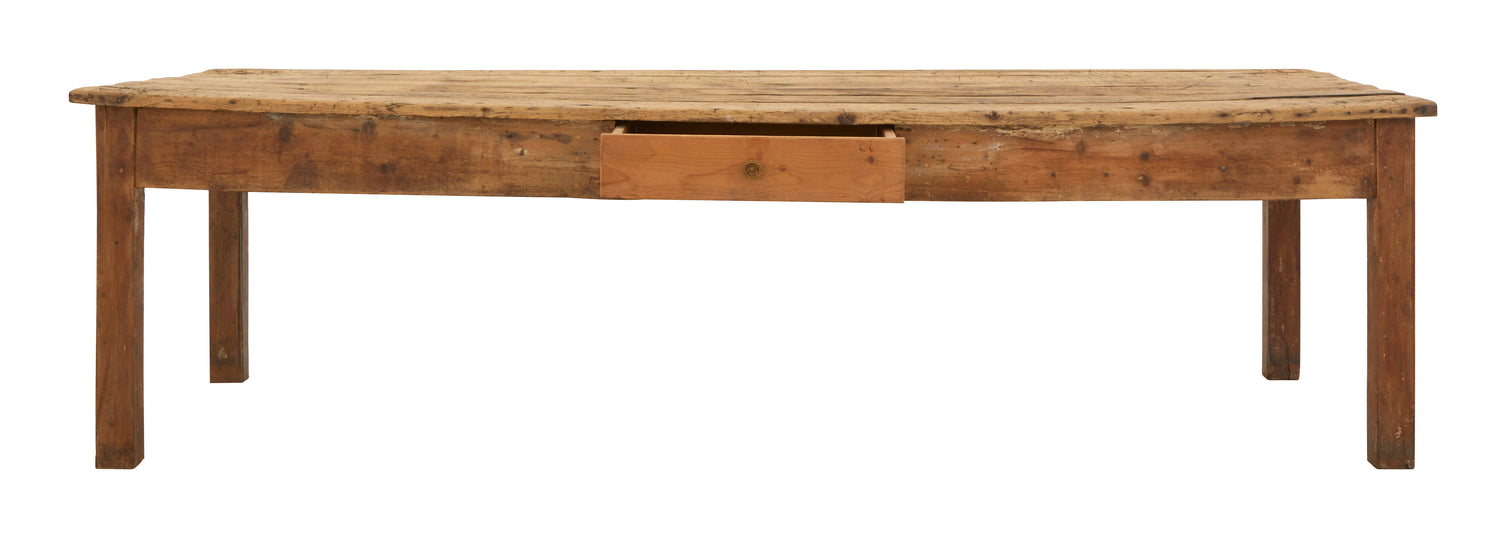 Vintage Wood Farm Table