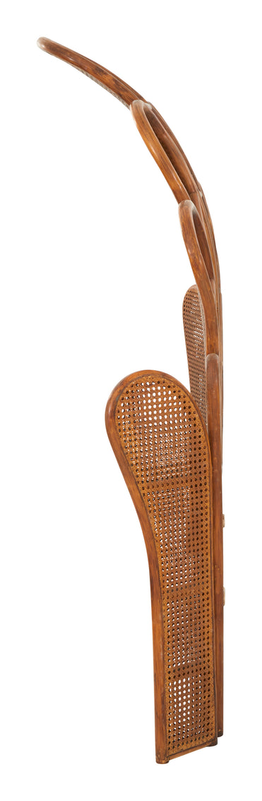 Vintage Rattan Winged Headboard