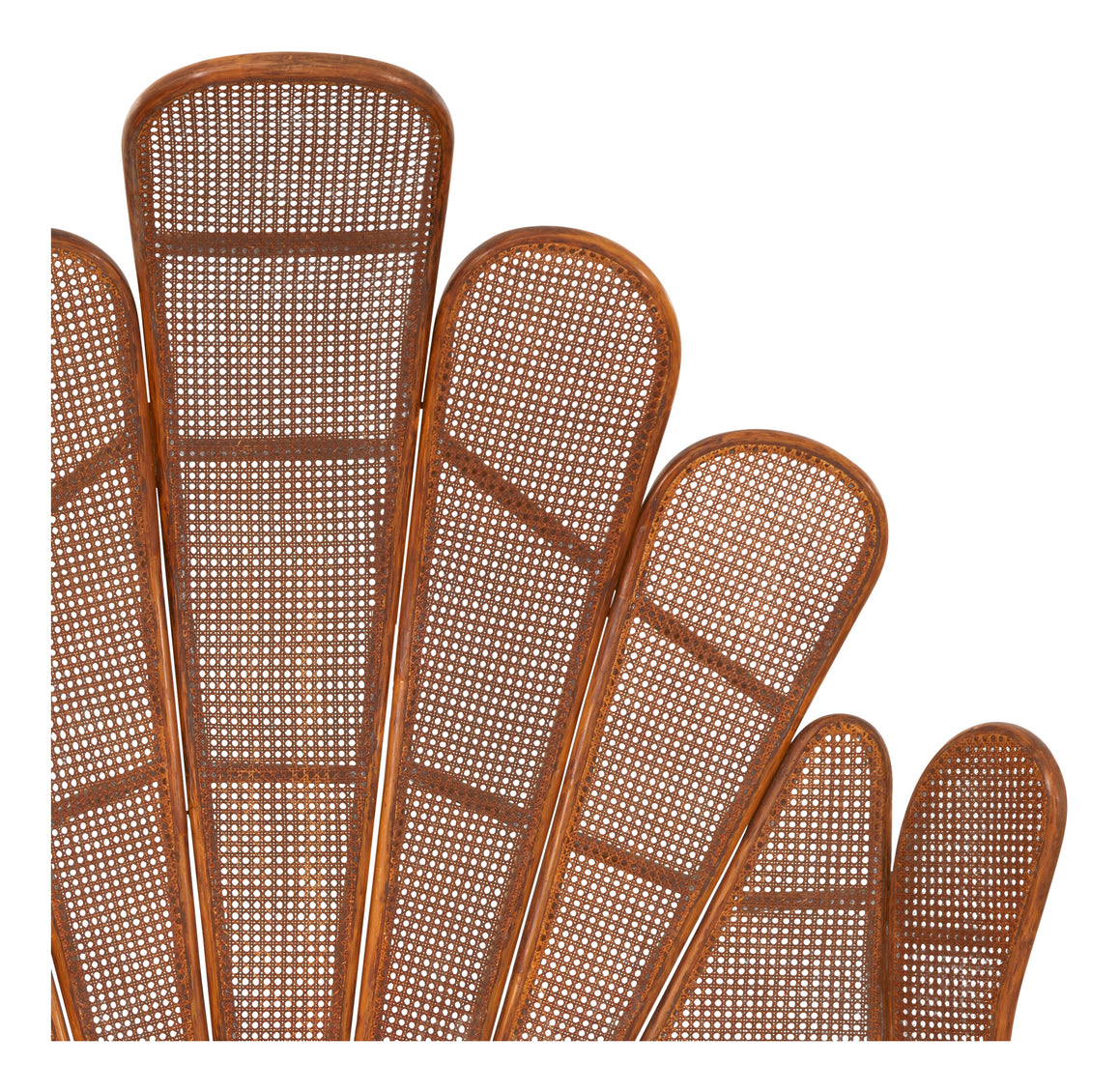 Vintage Rattan Winged Headboard