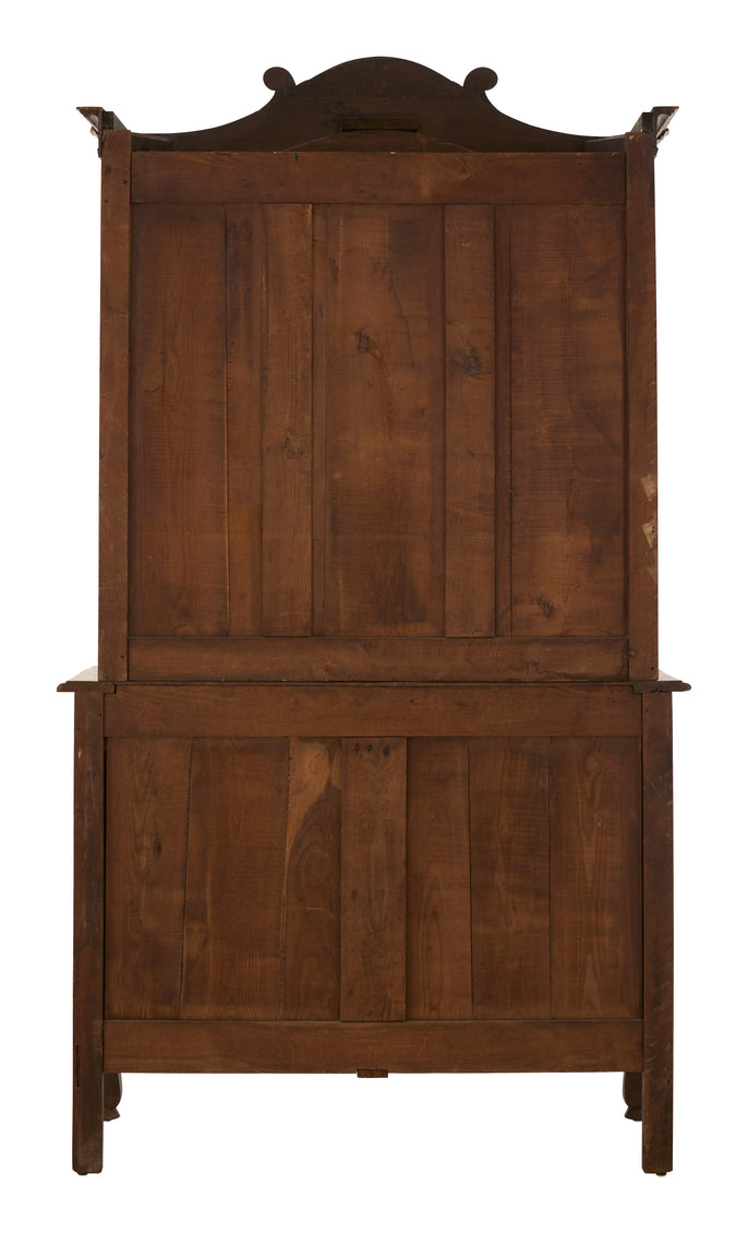 Antique Wood Breakfront