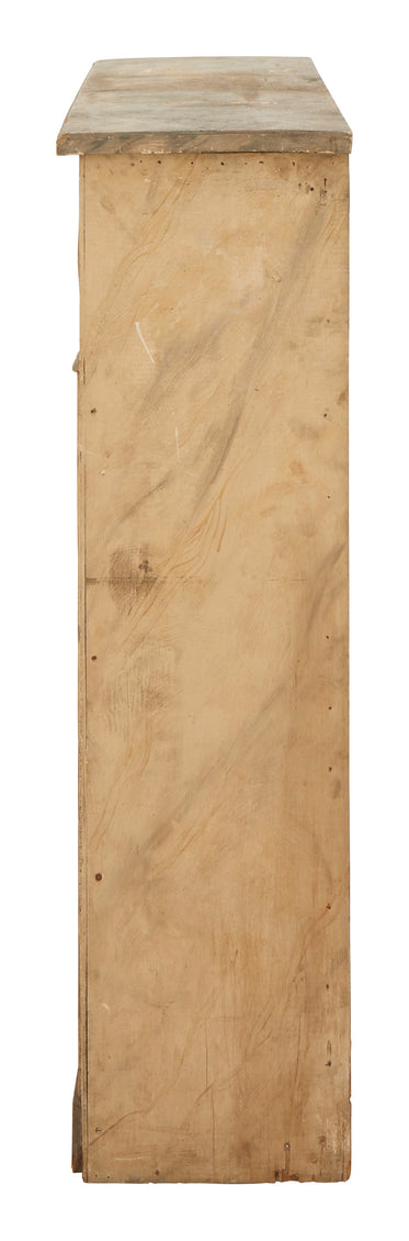 Antique Trompe L'oeil Marble Mantel