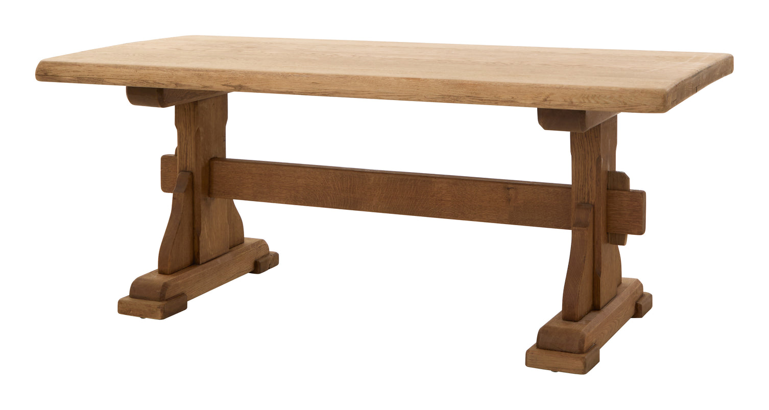 Antique Wood Trestle Table
