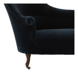 Antique Napoleon III Mohair Chaise Lounge