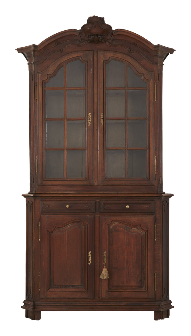 Antique Carved Breakfront