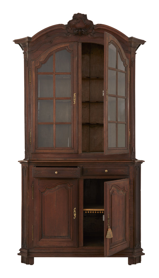 Antique Carved Breakfront