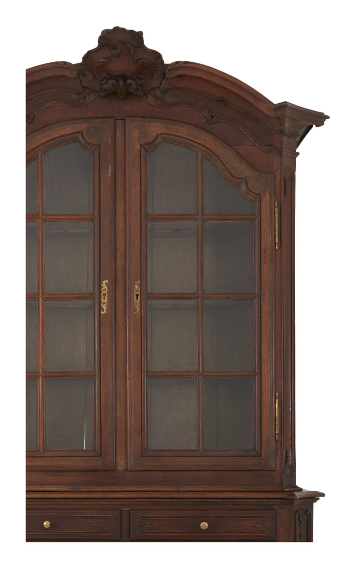 Antique Carved Breakfront