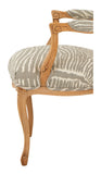 Antique Le Zebre Armchair