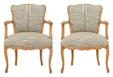 Antique Le Zebre Armchair