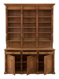 Vintage Carved Wood Breakfront