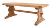 Antique Stripped Oak Trestle Table