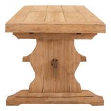 Antique Stripped Oak Trestle Table