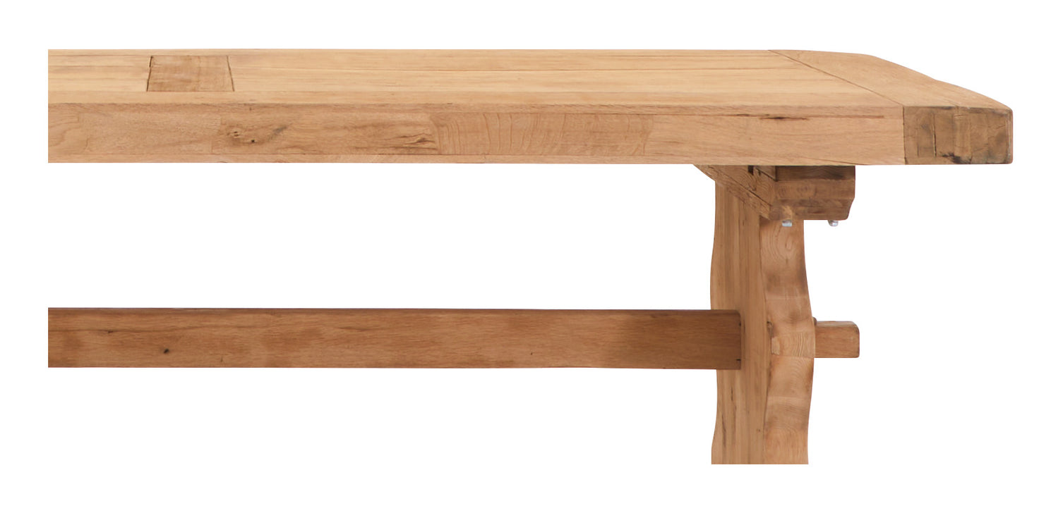 Antique Stripped Oak Trestle Table