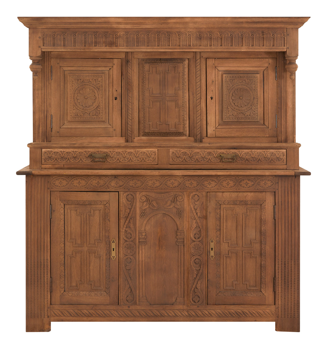 Antique English Oak Cabinet