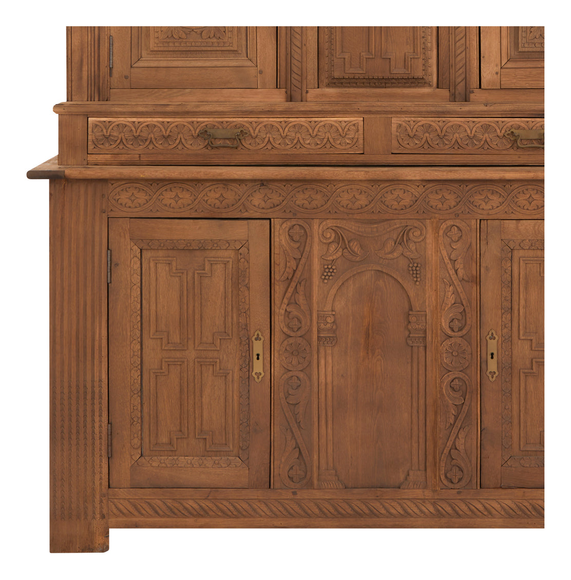 Antique English Oak Cabinet