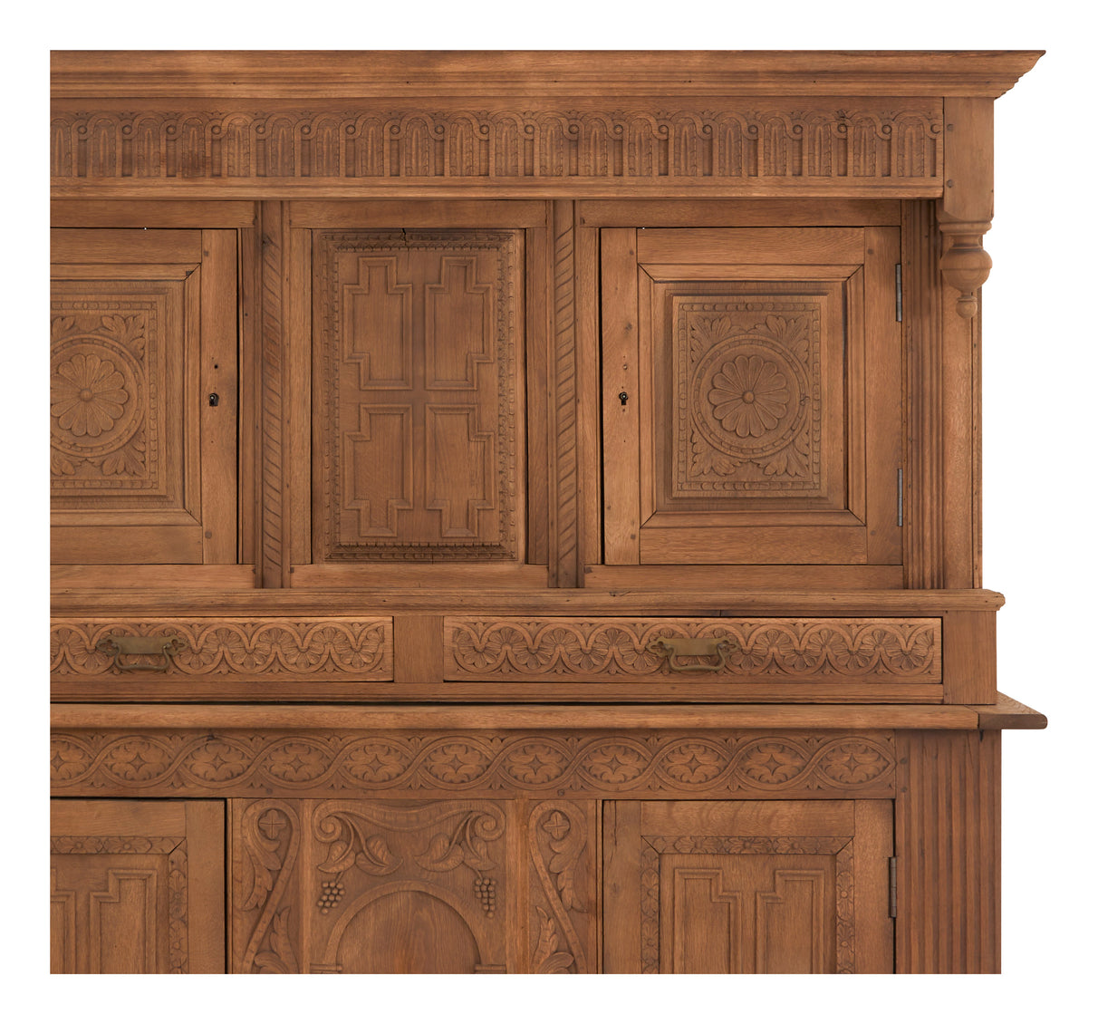 Antique English Oak Cabinet