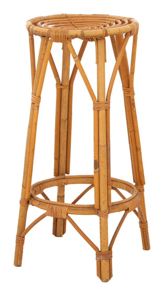 Vintage Bamboo Bar & 2 Stools