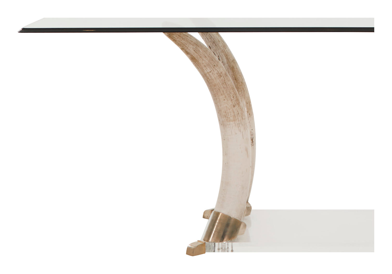 Vintage Faux Tusk Dining Table