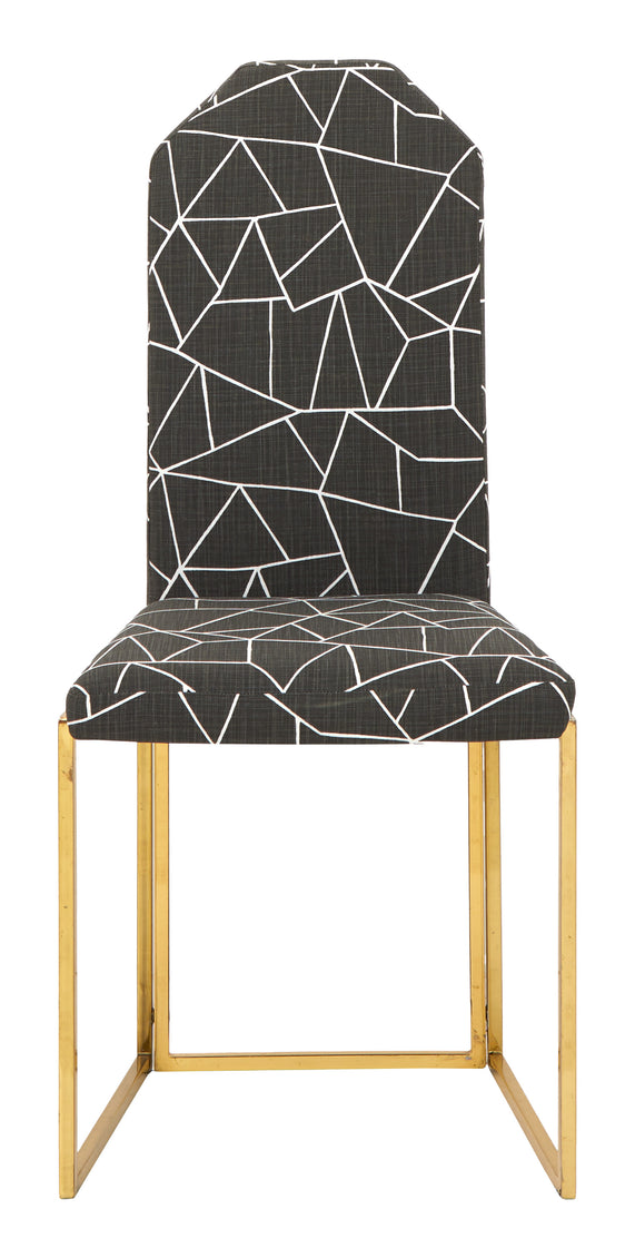 Vintage Brass Dining Chair