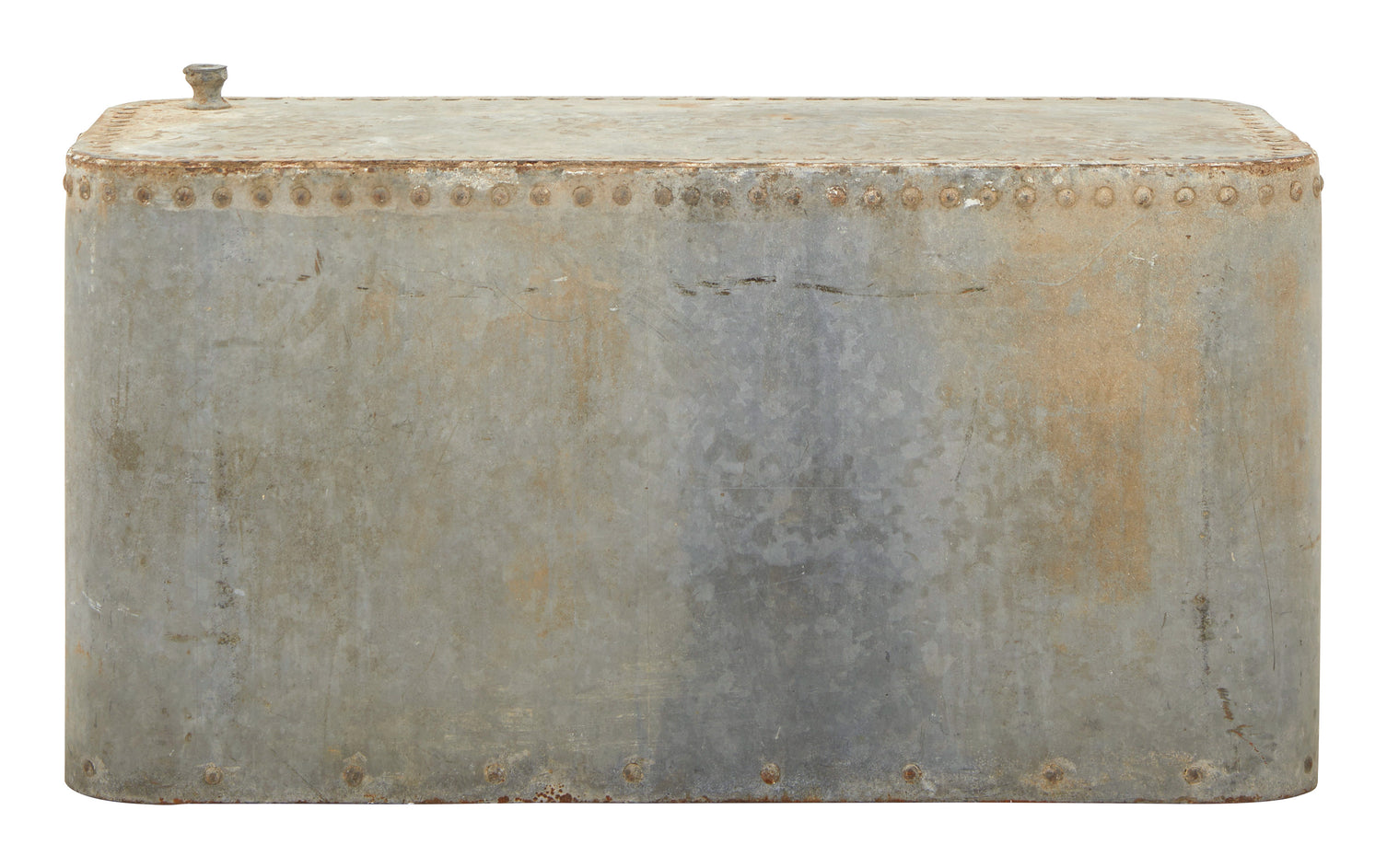 Vintage Zinc Tank Table - Small