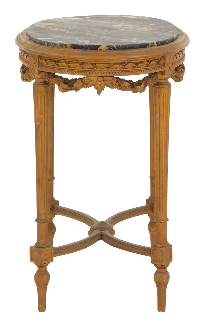 Vintage Gilt Oval Table