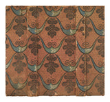 Antique Wallpapered Wood Chest