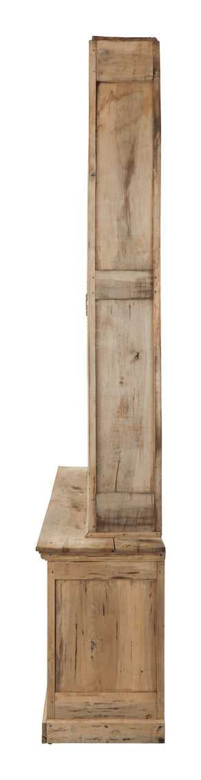 Antique Wood Breakfront