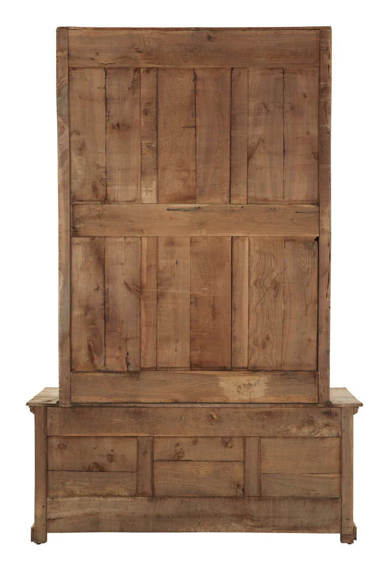 Antique Wood Breakfront