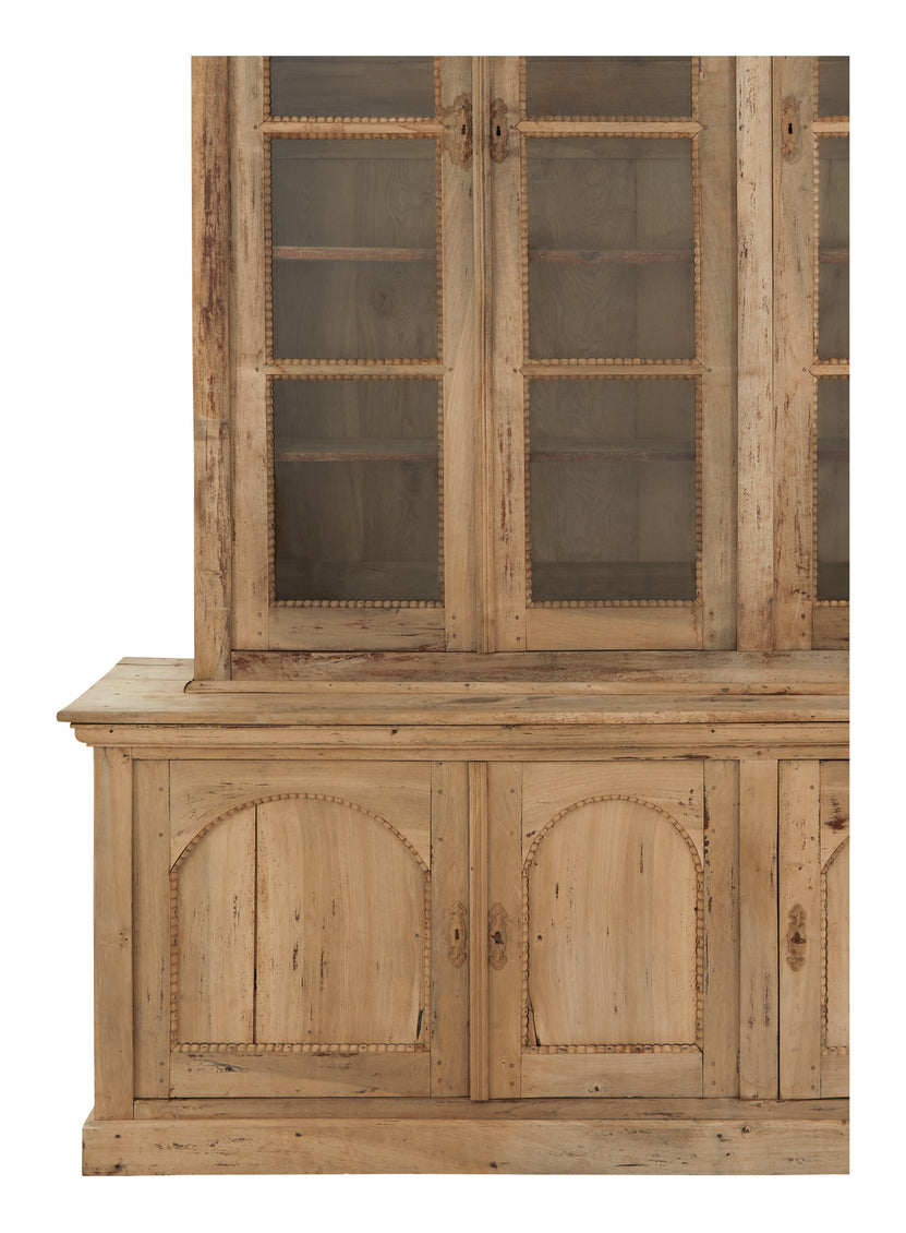 Antique Wood Breakfront