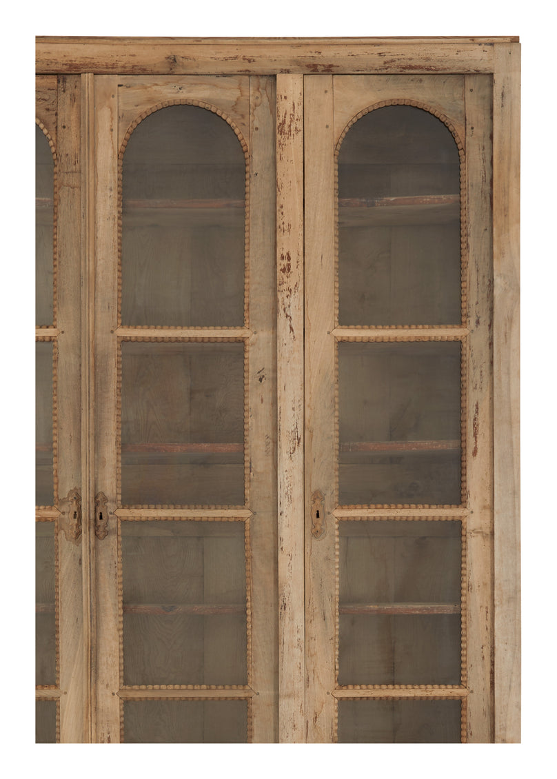Antique Wood Breakfront