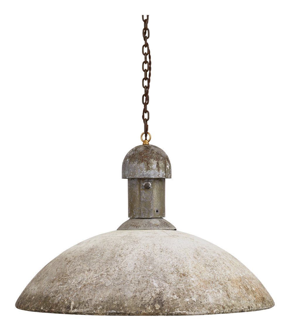 Vintage Cast Cement Pendant