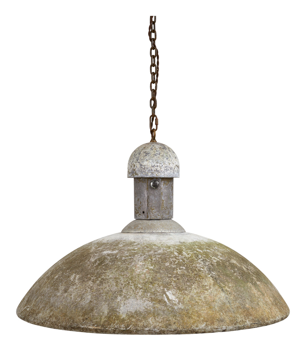 Vintage Cast Cement Pendant