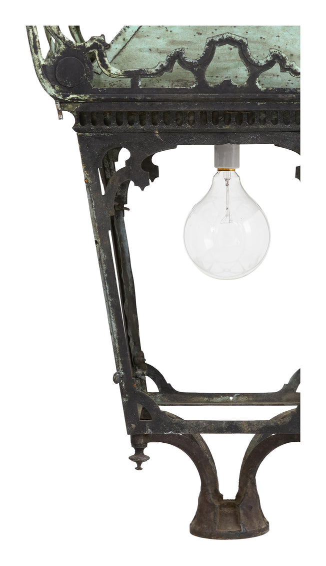 Antique French Metal Lantern