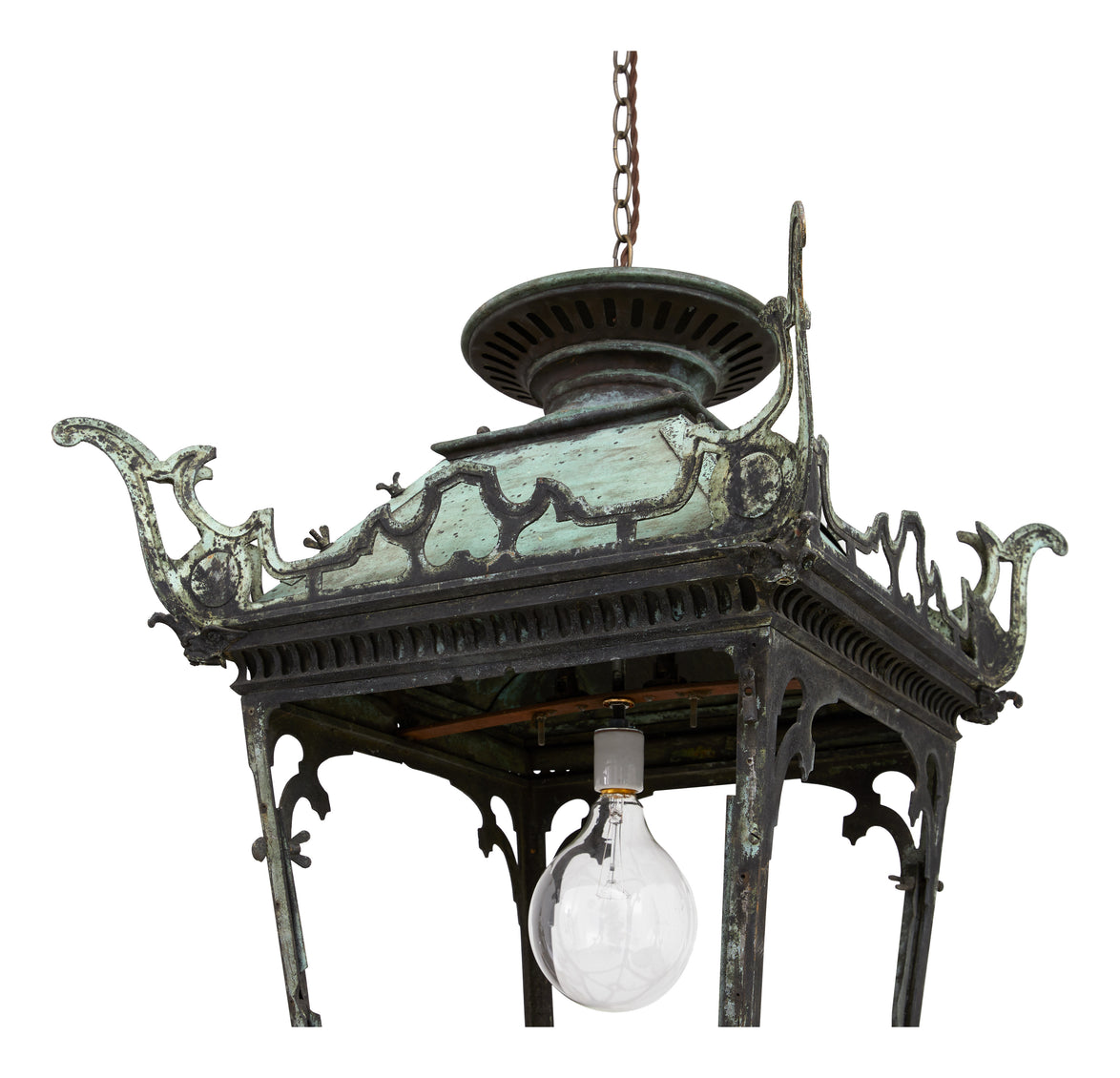Antique French Metal Lantern